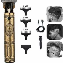UZAN Professional Maxtop t99 Golden Metal Body Trimmer Haircut Grooming Kit N73 Fully Waterproof Grooming Kit 90 minRuntime 4 Length Settings-picture-16