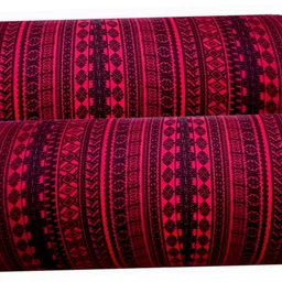 changers Round Bolster Microfibre Abstract Bolster Pack of 2 image 1