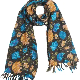 kire ne Woven Wool Blend Women Multicolor Stole, Scarf, Fancy Scarf-picture-12