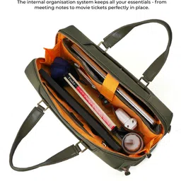 mokobara Men & Women Green Messenger Bag image 4