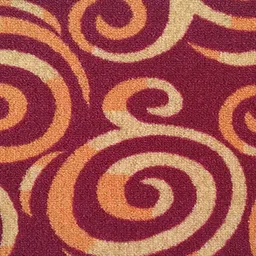 athom living Multicolor Abstract Nylon 14x22 Inches AntiSkid 2 Door Mats image 5