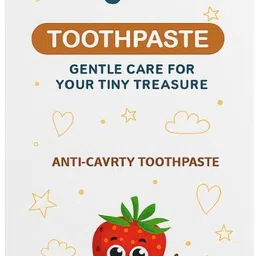 tinyface TINY FACE TOOTHPASTE|ANTICAVITY TOOTHPASTE|STRAWBERRY FLAVOUR|PACK OF 3(3X80GM) Toothpaste-picture-16