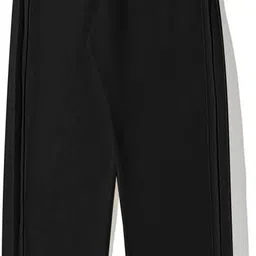 leriya fashion Men Regular Fit Black Polycotton Trousers image 3
