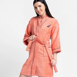 nautica Blue 100% Cotton XL Solid King Size Bedsheet With 2 Pillow Covers image 4