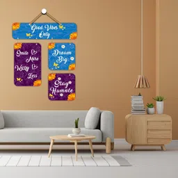 shree sanwariya crafts Good Vibes Design Wall Hanging for Home Decor Gift Item image 3