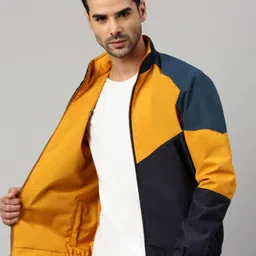 voxati Men Colorblock Bomber Jacket-picture-14