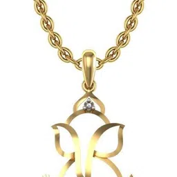 avsar Arpita 18kt Diamond Yellow Gold Pendant-image-88