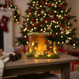 tachyon Wooden Nativity scene Assembled 6 cm Pack of 1 image 3