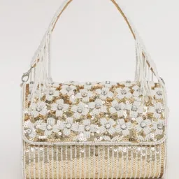 nahhar fashion Gold Women Clutch Festival Fashion: Vibrant Sling Bag for Celebrations-picture-21