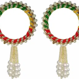 sy blossoms Lumba 2jhumka Rakhi Pearl Lumba, Chawal Roli Pack Set-picture-27