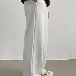 dockstreet Men Striped White Track Pants image 2