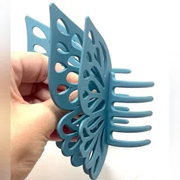 freebies Trendy Korean Butterfly Hair Clip for Women & Girls | Big Claw Clip (Pack of 3) Hair Claw image 4