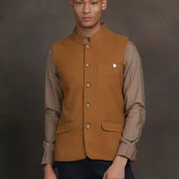 turtle Solid Men Waistcoat-picture-29