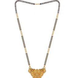 Anouk Gold Plated Artificial Beaded Mangalsutra image 2