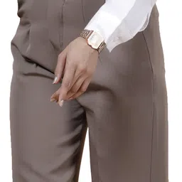 d attires Women Relaxed Fit Fit Solid Cut Away Collar Formal Shirt-picture-19