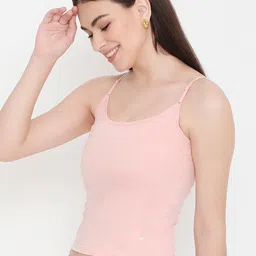 Feelings Non Padded Pure Cotton Camisole with Adjustable Straps image 4