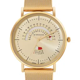 GIORDANO Men Patterned Dial & Bracelet Style Straps Analogue Watch GZ-50073-22-picture-41