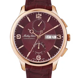 Mathey-Tissot Men Swiss Made Maroon Dial Chronograph Watches - H1886CHATPR-image-64