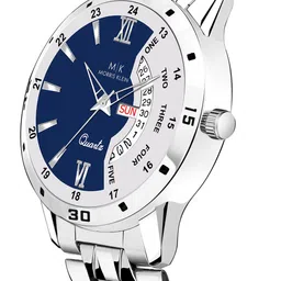MORRIS KLEIN Men Printed Dial & Stainless Steel Analogue Calendar Watch MK-2021 image 4