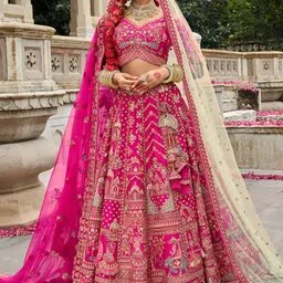 shree nath sadi centre Embroidered Semi Stitched Lehenga Choli image 2