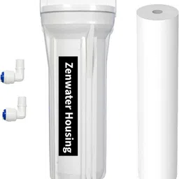 mg water Zenwater Housing Kit & Elbow with 10inch Spun Filter For RO Water Purifier_5 Solid Filter Cartridge-picture-40
