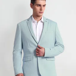 arrow Men Geometric Print Single Breasted Formal Blazer image 5