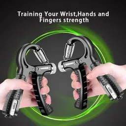 quick fit Dynamic Fitness Combo Of Countable Hand Gripper & Resistance Bands Set Fitness Accessory Kit Kit image 2