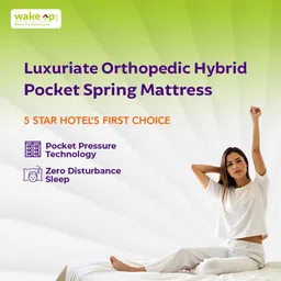 wakeup india Luxuriate Hybrid Pocket Spring Mattress - Queen Size image 4