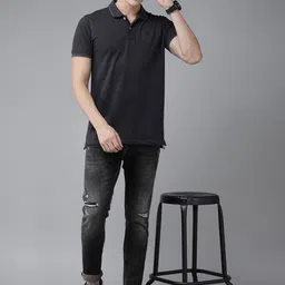 SPYKAR Men Skinny Fit Low-Rise Low Distress Heavy Fade Stretchable Jeans image 4