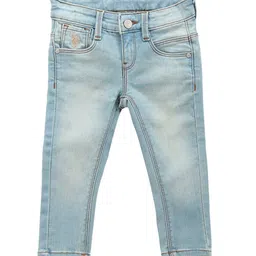U.S. Polo Assn. Kids Boys Classic Slim Fit Light Fade Stretchable Jeans-image-37