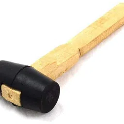craftsexport Rubber Hammer/Rubber Mallet With Wooden Handle, Size 2" Mallet-picture-15