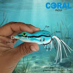 coral india Soft Bait Plastic Fishing Lure image 1