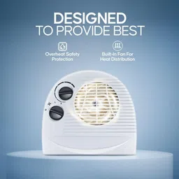 harisha Fan Room Heater 2 Heat Modes (1000W/2000W) Compact, Rust Free Design Fan Room Heater image 2
