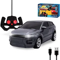 wembley Rechargeable Turbo Racer 2.4GHz Long Range Remote Control Car with LED Lights image 1