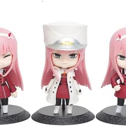 Set of 3 Zero Two 02 Cartoon Action Figure Set Merchandise Toy-image-57