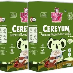 Cereyum Sprouted Moong & Date Cereal for Kids, 100% Natural, No added Sugar Cereal-image-10