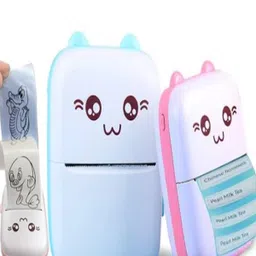 INSTRA Rechargeable Portable Printer with USB Cable Thermal Printer MINI PRINTER image 2