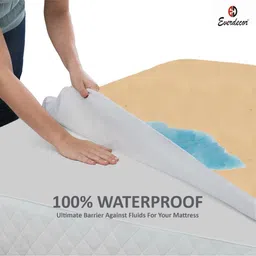 crazy world Double Size Fitted Terry Cotton Waterproof, Stretchable, Breathable Mattress Cover image 2