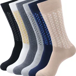 socksxpress Cotton Men Woven Mid-Calf/Crew-picture-27