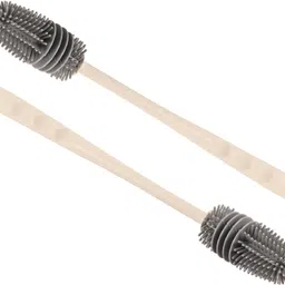 kuber industries Pack of 2 Long Handle Silicone Water Bottle Cleaning Brush | Grey-picture-13