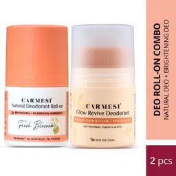 carmesi Underarm Roll On Deodorant Combo - Glow Revive & Fresh Blossom Deodorant Roll-on - For Women-picture-22