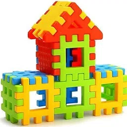 midzone Happy House Building Blocks, Learning/Educational Puzzle Toy,Best Gift for Kids image 3