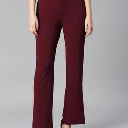 Smarty Pants Women Relaxed Cotton Formal Trouser-picture-40