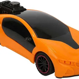 apexiocollection Smoke Spray Car Remote Control Car with Real Smoke, LED Lights, Rechargeable Toy image 3