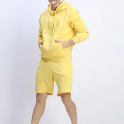 highlander Men Full Sleeve Solid Hooded Sweatshirt image 4