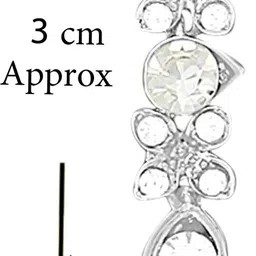 atasi international Alloy Rhodium Silver Jewel Set image 4