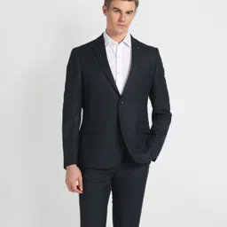 arrow Men Tailored Fit Dobby Weave Suit Self Design Suit-picture-35