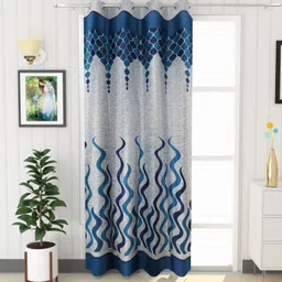 flipkart smartbuy 270 cm (9 ft) Long Door Polyester Semi Transparent Curtain Single Curtain image 1