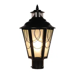 decorativeray Iron Glass Black Gate Light image 3