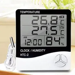 goodsbazaar Reliable Climate Monitoring with HTC-2 Thermo-Hygrometer / Room Thermometer Hydrometer image 1